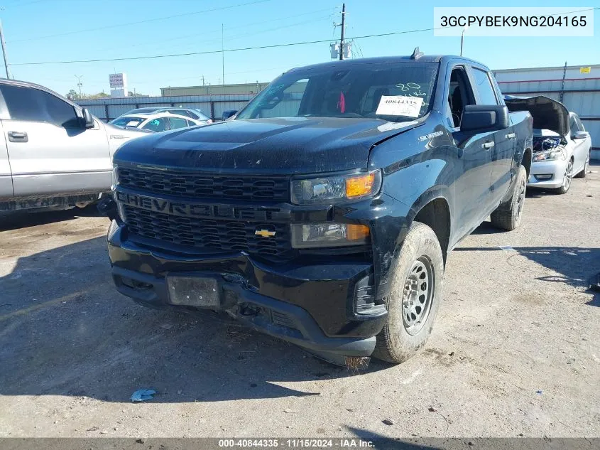 2022 Chevrolet Silverado 1500 Ltd 4Wd Short Bed Custom VIN: 3GCPYBEK9NG204165 Lot: 40844335