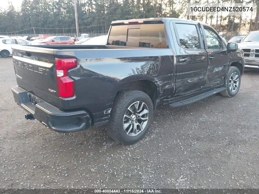 2022 Chevrolet Silverado 1500 4Wd Short Bed Rst VIN: 1GCUDEED4NZ520574 Lot: 40854443