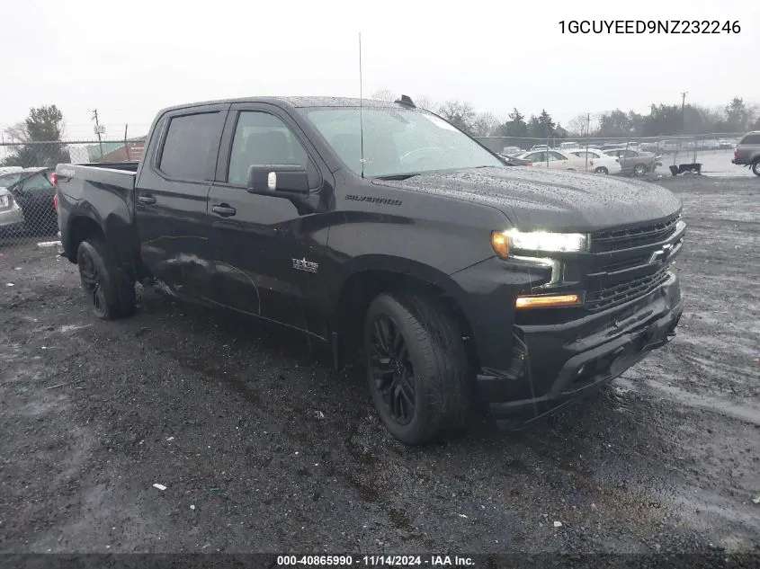 2022 Chevrolet Silverado 1500 Ltd 4Wd Short Bed Rst VIN: 1GCUYEED9NZ232246 Lot: 40865990