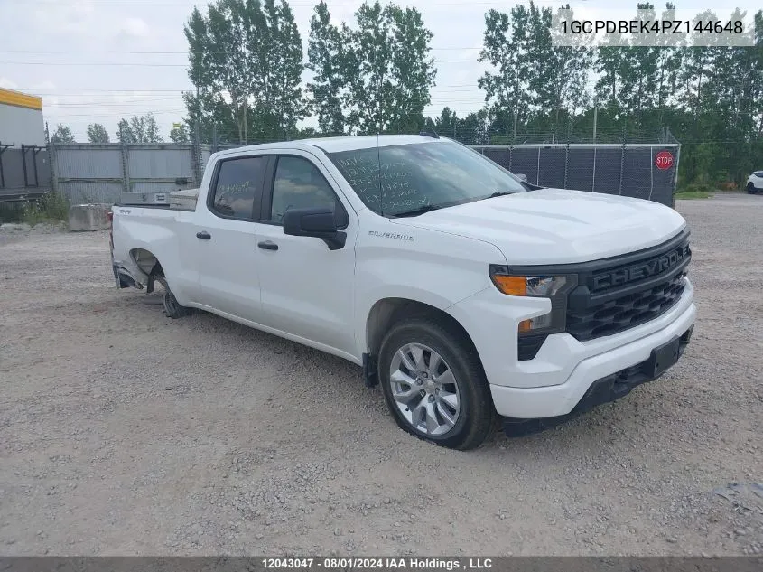 1GCPDBEK4PZ144648 2023 Chevrolet Silverado 1500