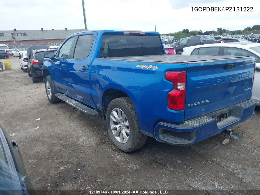 2023 Chevrolet Silverado 1500 VIN: 1GCPDBEK4PZ131222 Lot: 12109746