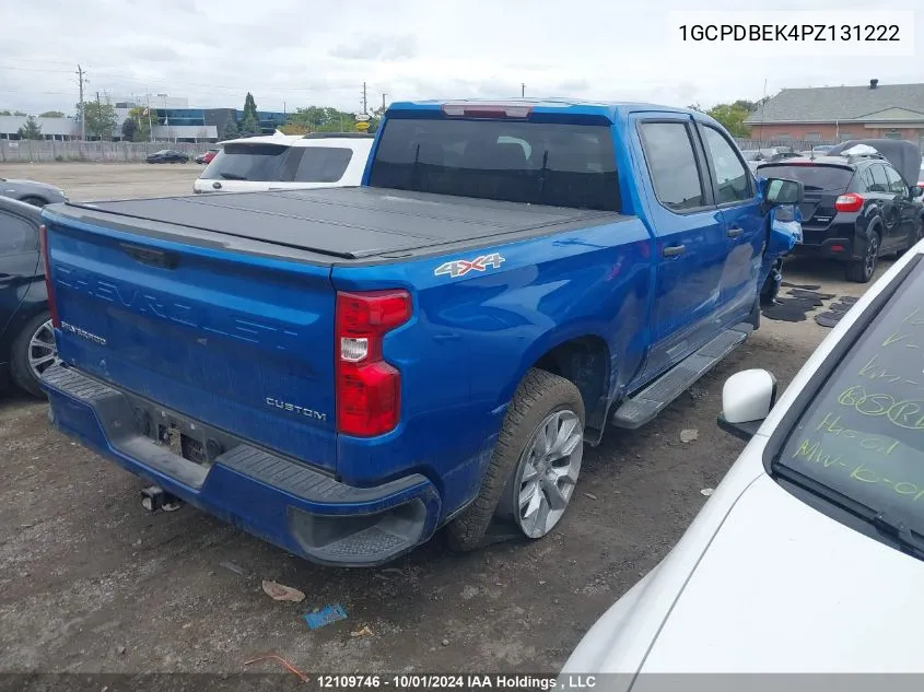 2023 Chevrolet Silverado 1500 VIN: 1GCPDBEK4PZ131222 Lot: 12109746