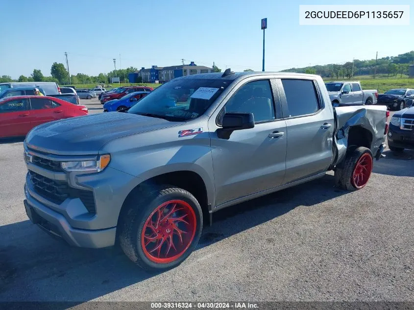 2023 Chevrolet Silverado 1500 4Wd Short Bed Rst VIN: 2GCUDEED6P1135657 Lot: 39316324