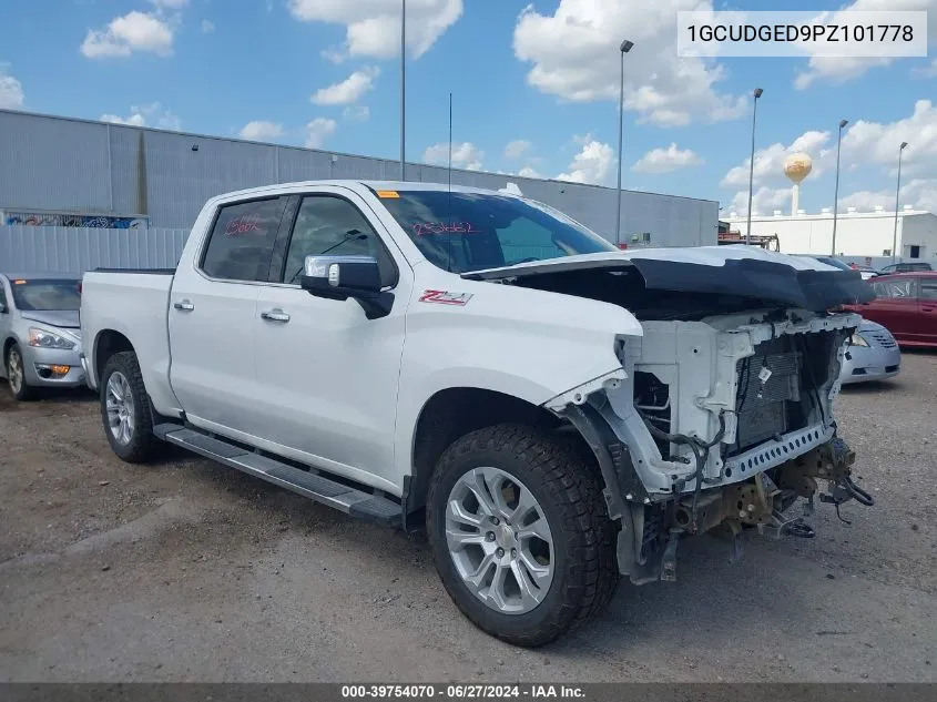 2023 Chevrolet Silverado 1500 4Wd Short Bed Ltz VIN: 1GCUDGED9PZ101778 Lot: 39754070