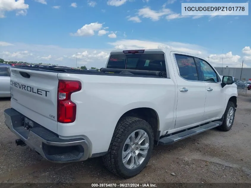 2023 Chevrolet Silverado 1500 4Wd Short Bed Ltz VIN: 1GCUDGED9PZ101778 Lot: 39754070