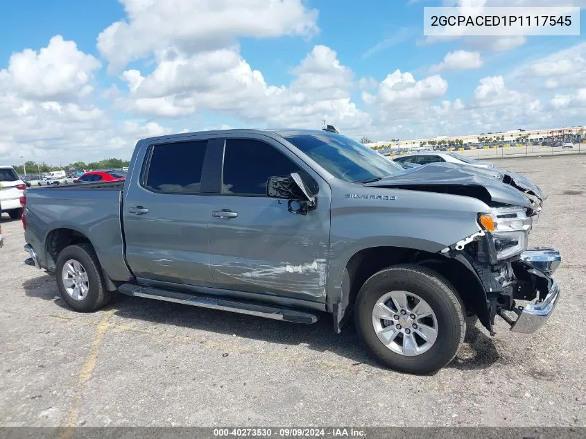 2023 Chevrolet Silverado 1500 2Wd Short Bed Lt VIN: 2GCPACED1P1117545 Lot: 40273530