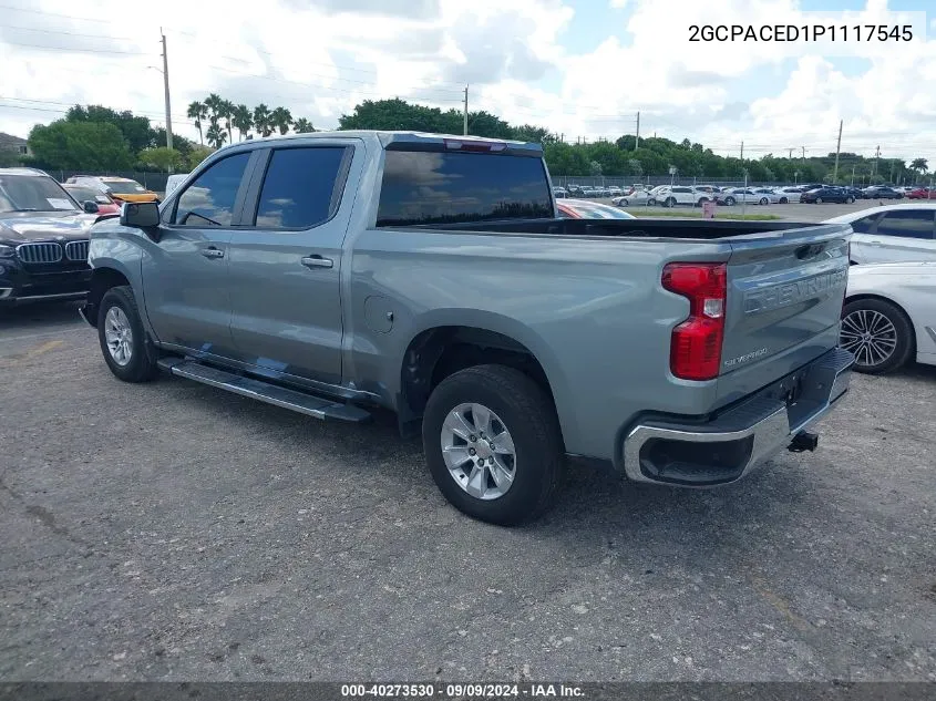 2023 Chevrolet Silverado 1500 2Wd Short Bed Lt VIN: 2GCPACED1P1117545 Lot: 40273530