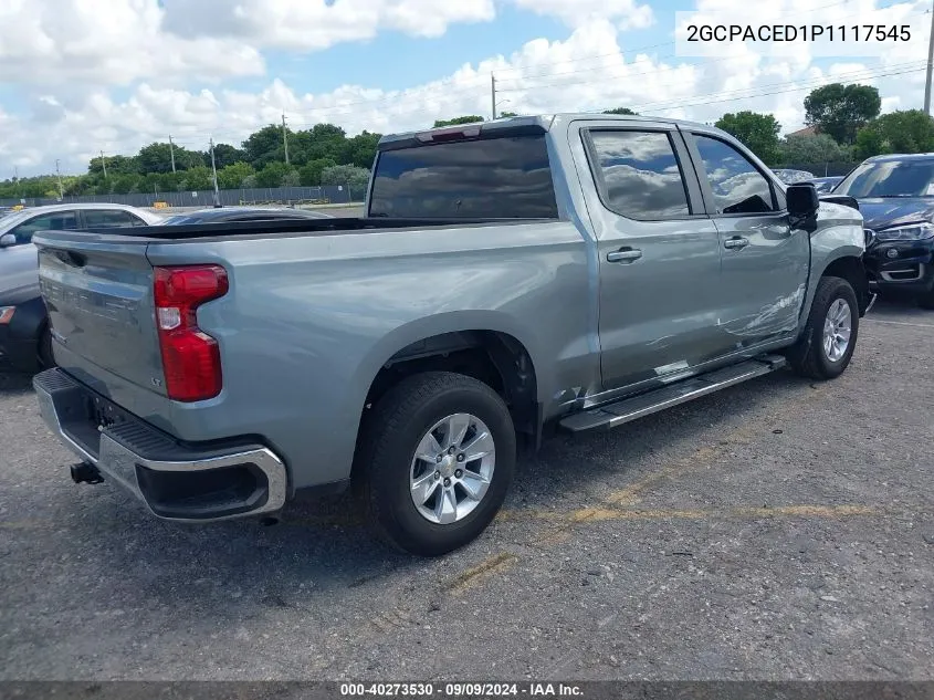 2023 Chevrolet Silverado 1500 2Wd Short Bed Lt VIN: 2GCPACED1P1117545 Lot: 40273530