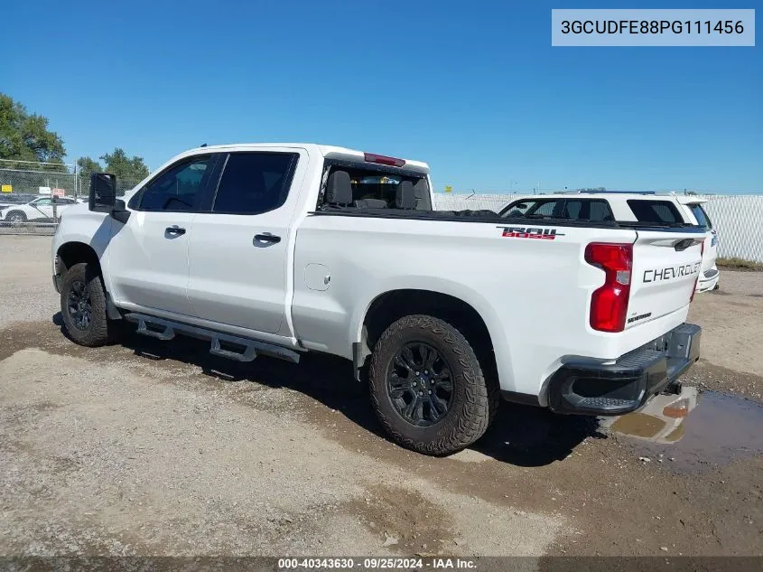 2023 Chevrolet Silverado 1500 4Wd Standard Bed Lt Trail Boss VIN: 3GCUDFE88PG111456 Lot: 40343630