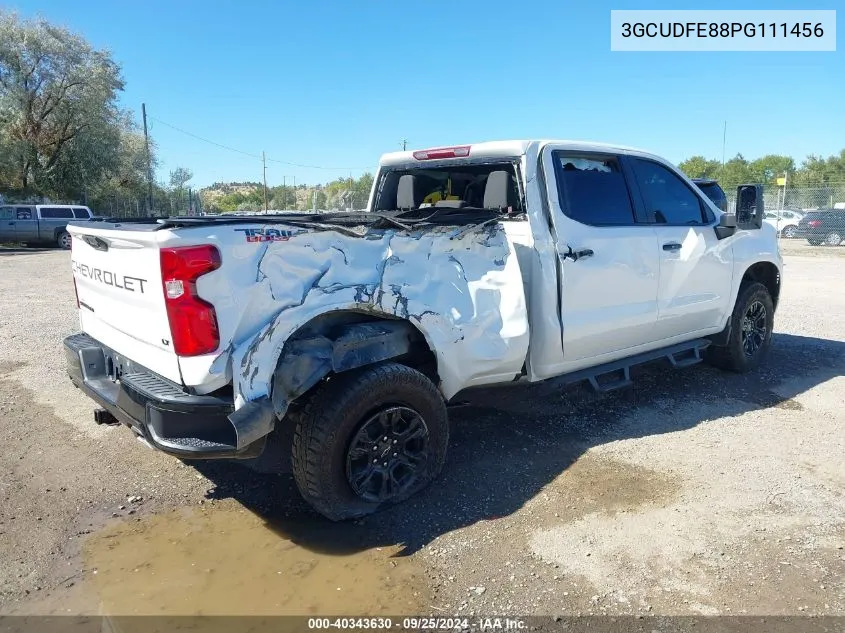 2023 Chevrolet Silverado 1500 4Wd Standard Bed Lt Trail Boss VIN: 3GCUDFE88PG111456 Lot: 40343630