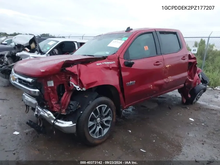 2023 Chevrolet Silverado K1500 Lt VIN: 1GCPDDEK2PZ177207 Lot: 40373142