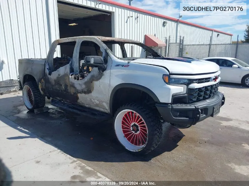 2023 Chevrolet Silverado 1500 4Wd Short Bed Zr2 VIN: 3GCUDHEL7PG270176 Lot: 40378339