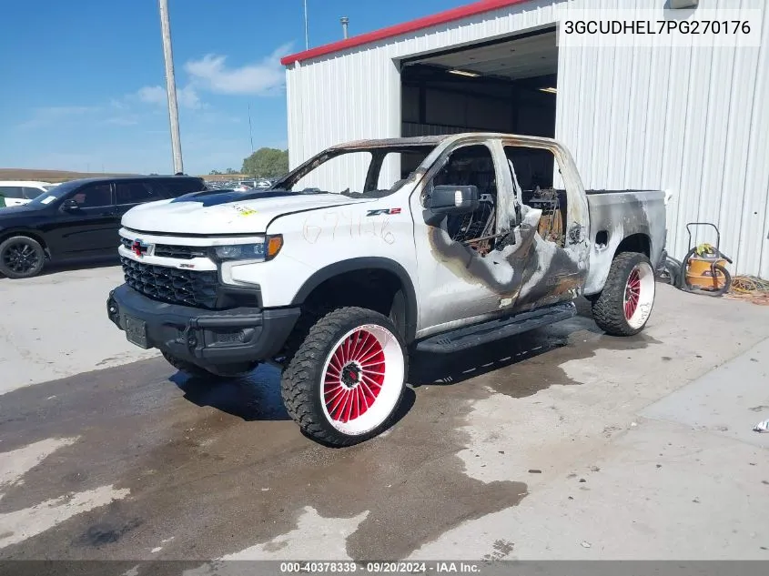 2023 Chevrolet Silverado 1500 4Wd Short Bed Zr2 VIN: 3GCUDHEL7PG270176 Lot: 40378339