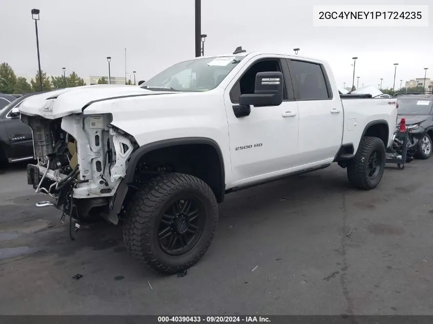 2023 Chevrolet Silverado 2500Hd 4Wd Standard Bed Lt VIN: 2GC4YNEY1P1724235 Lot: 40390433