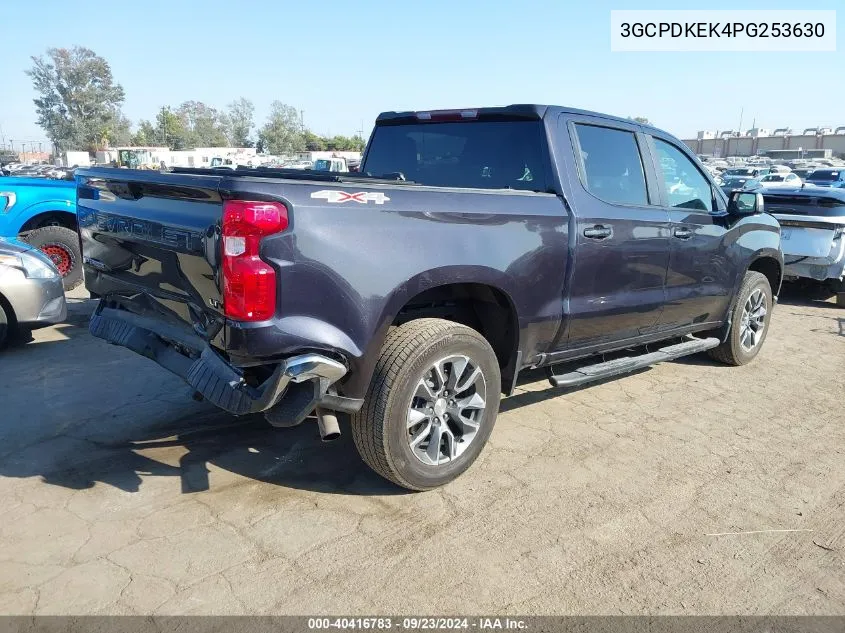 2023 Chevrolet Silverado 1500 4Wd Short Bed Lt With 2Fl VIN: 3GCPDKEK4PG253630 Lot: 40416783