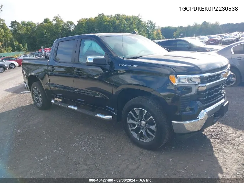 2023 Chevrolet Silverado 1500 4Wd Short Bed Lt With 2Fl VIN: 1GCPDKEK0PZ230538 Lot: 40427480