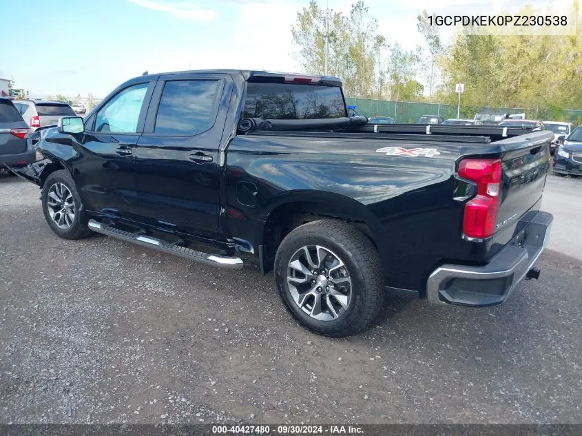 2023 Chevrolet Silverado 1500 4Wd Short Bed Lt With 2Fl VIN: 1GCPDKEK0PZ230538 Lot: 40427480