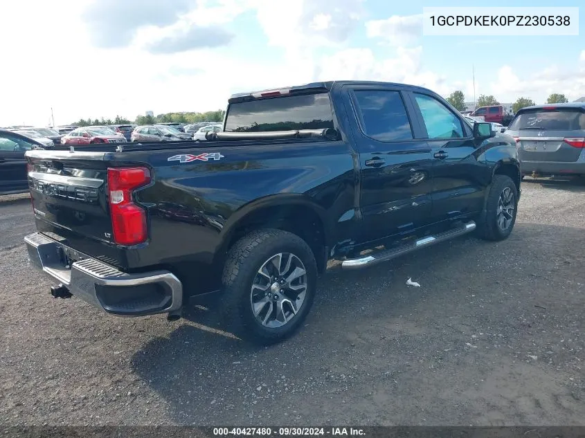 2023 Chevrolet Silverado 1500 4Wd Short Bed Lt With 2Fl VIN: 1GCPDKEK0PZ230538 Lot: 40427480