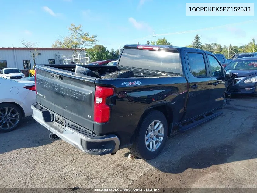 2023 Chevrolet Silverado 1500 4Wd Short Bed Lt With 2Fl VIN: 1GCPDKEK5PZ152533 Lot: 40434265