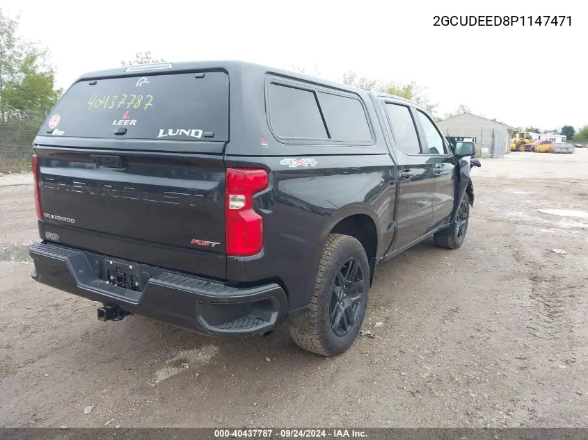 2023 Chevrolet Silverado 1500 4Wd Short Bed Rst VIN: 2GCUDEED8P1147471 Lot: 40437787