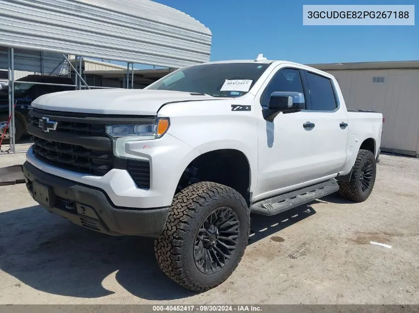 2023 Chevrolet Silverado K1500 Ltz VIN: 3GCUDGE82PG267188 Lot: 40452417