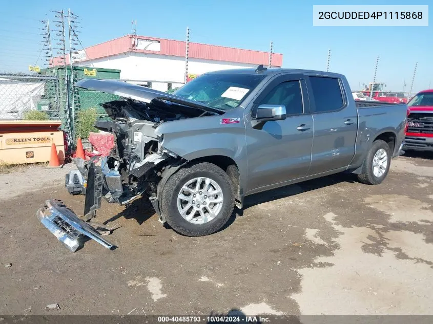 2023 Chevrolet Silverado 1500 4Wd Standard Bed Lt VIN: 2GCUDDED4P1115868 Lot: 40485793