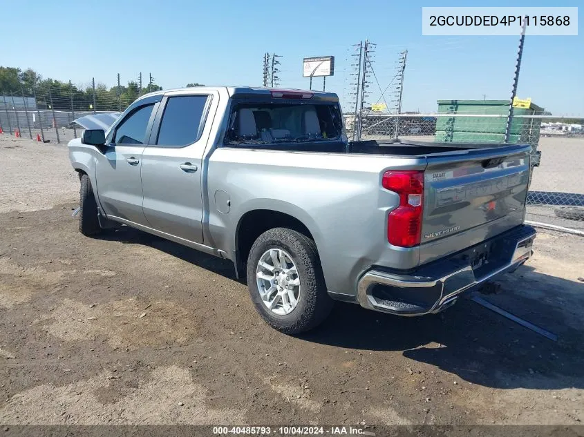 2023 Chevrolet Silverado 1500 4Wd Standard Bed Lt VIN: 2GCUDDED4P1115868 Lot: 40485793