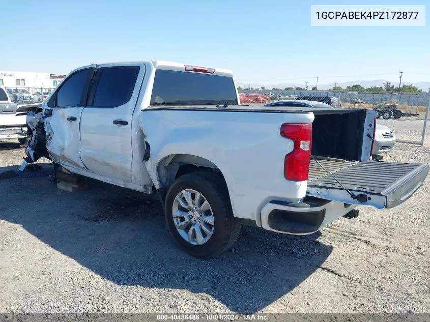 2023 Chevrolet Silverado C1500 Custom VIN: 1GCPABEK4PZ172877 Lot: 40486486