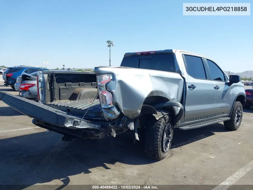 2023 Chevrolet Silverado 1500 4Wd Short Bed Zr2 VIN: 3GCUDHEL4PG218858 Lot: 40488422