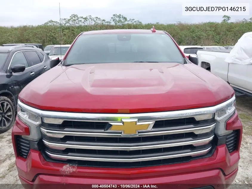 2023 Chevrolet Silverado K1500 High Country VIN: 3GCUDJED7PG146215 Lot: 40504743