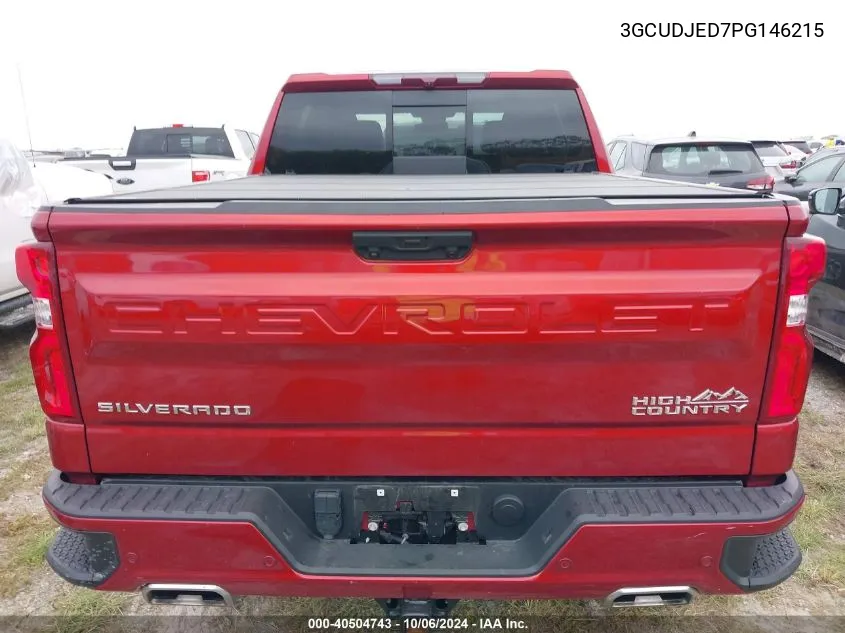 2023 Chevrolet Silverado K1500 High Country VIN: 3GCUDJED7PG146215 Lot: 40504743