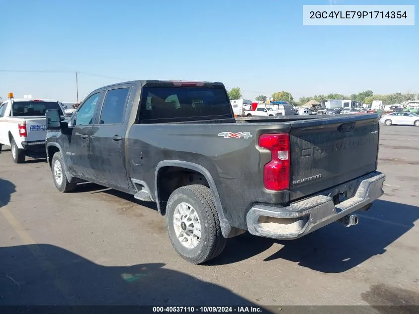 2023 Chevrolet Silverado 2500Hd 4Wd Standard Bed Wt VIN: 2GC4YLE79P1714354 Lot: 40537110