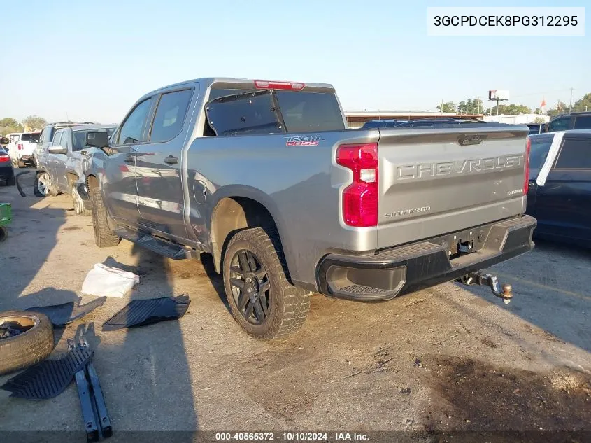 2023 Chevrolet Silverado 1500 4Wd Short Bed Custom Trail Boss VIN: 3GCPDCEK8PG312295 Lot: 40565372