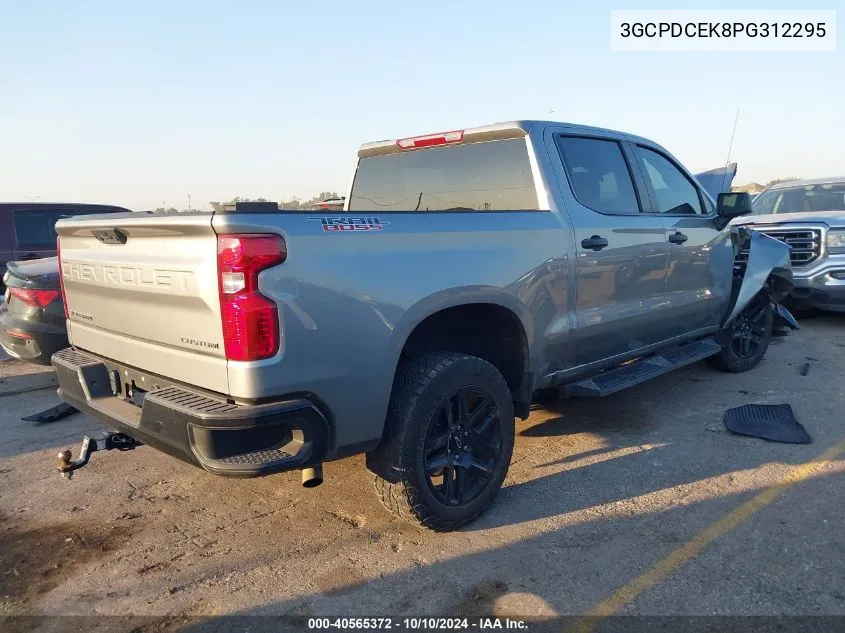 2023 Chevrolet Silverado 1500 4Wd Short Bed Custom Trail Boss VIN: 3GCPDCEK8PG312295 Lot: 40565372