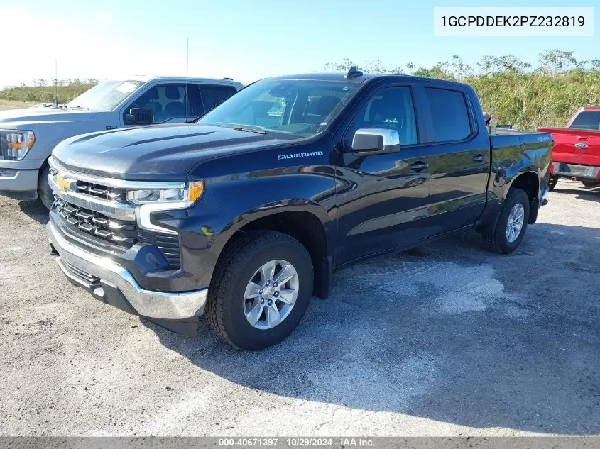 2023 Chevrolet Silverado 1500 4Wd Standard Bed Lt VIN: 1GCPDDEK2PZ232819 Lot: 40671397