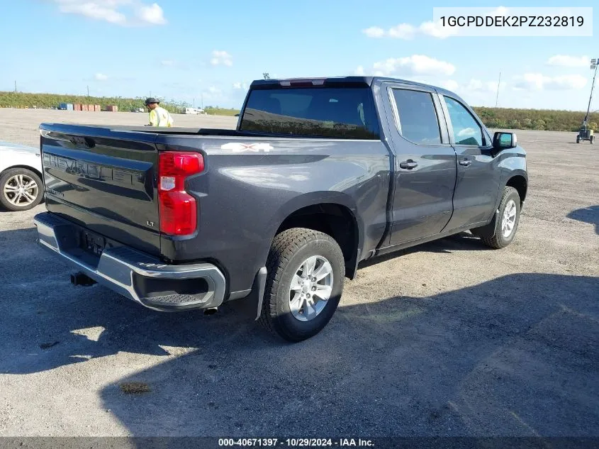 2023 Chevrolet Silverado 1500 4Wd Standard Bed Lt VIN: 1GCPDDEK2PZ232819 Lot: 40671397