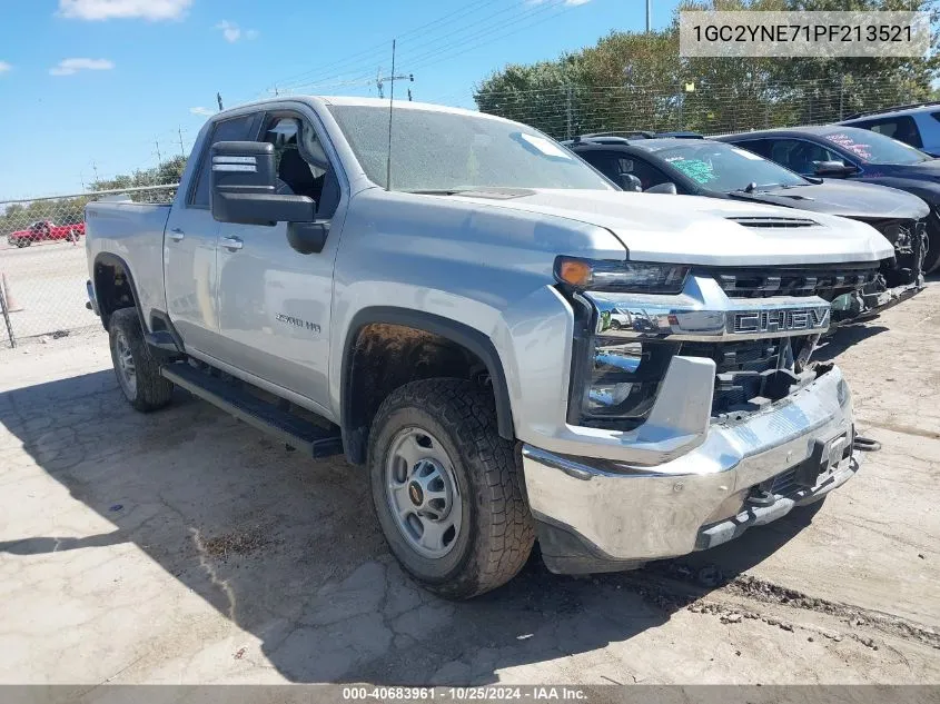 2023 Chevrolet Silverado 2500Hd 4Wd Standard Bed Lt VIN: 1GC2YNE71PF213521 Lot: 40683961