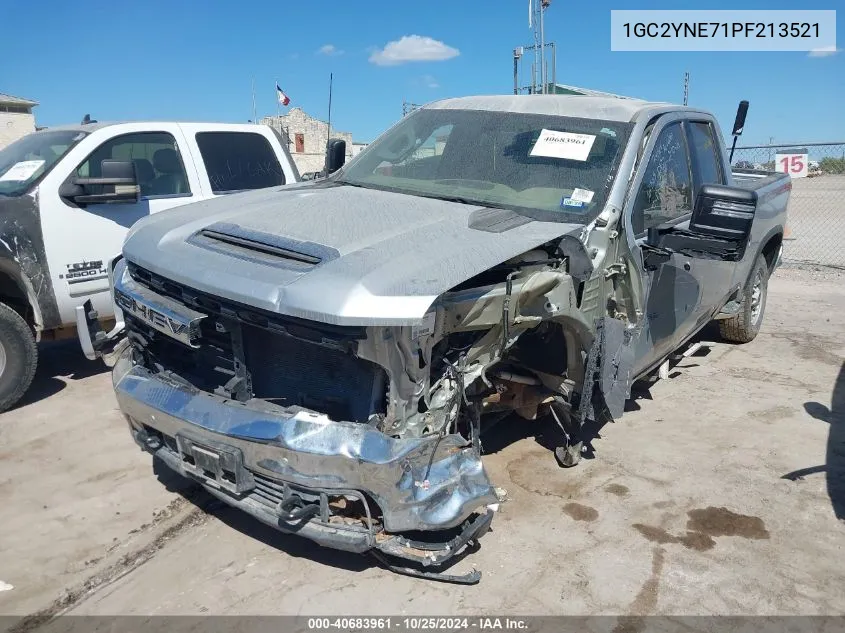 2023 Chevrolet Silverado 2500Hd 4Wd Standard Bed Lt VIN: 1GC2YNE71PF213521 Lot: 40683961