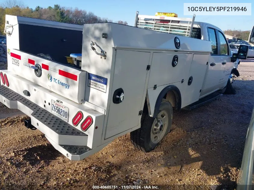 2023 Chevrolet Silverado 2500Hd 4Wd Long Bed Wt VIN: 1GC5YLEY5PF219946 Lot: 40685751