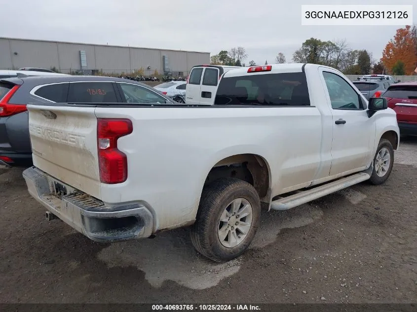 3GCNAAEDXPG312126 2023 Chevrolet Silverado 1500 2Wd Long Bed Wt