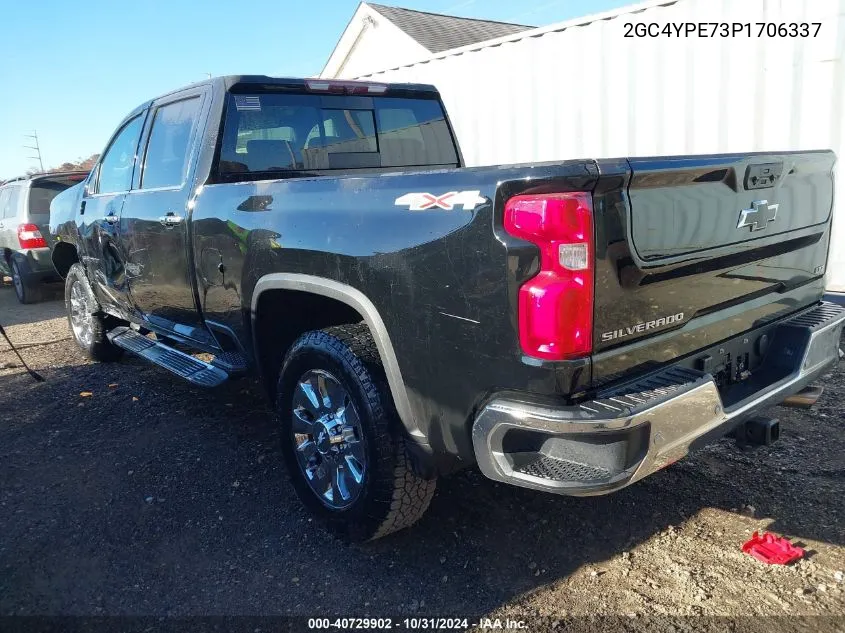 2023 Chevrolet Silverado 2500Hd 4Wd Standard Bed Ltz VIN: 2GC4YPE73P1706337 Lot: 40729902