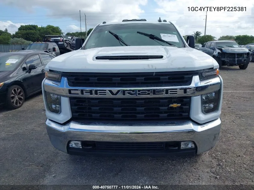 2023 Chevrolet Silverado 3500Hd 4Wd Long Bed Lt VIN: 1GC4YTEY8PF225381 Lot: 40750777