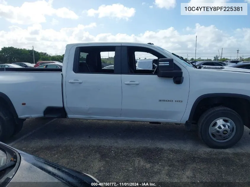 2023 Chevrolet Silverado 3500Hd 4Wd Long Bed Lt VIN: 1GC4YTEY8PF225381 Lot: 40750777