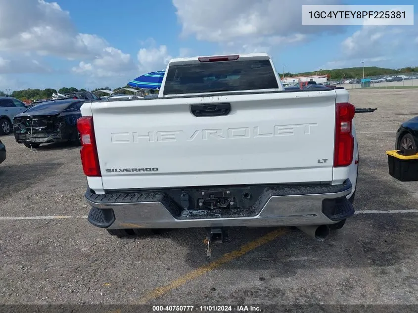 2023 Chevrolet Silverado 3500Hd 4Wd Long Bed Lt VIN: 1GC4YTEY8PF225381 Lot: 40750777