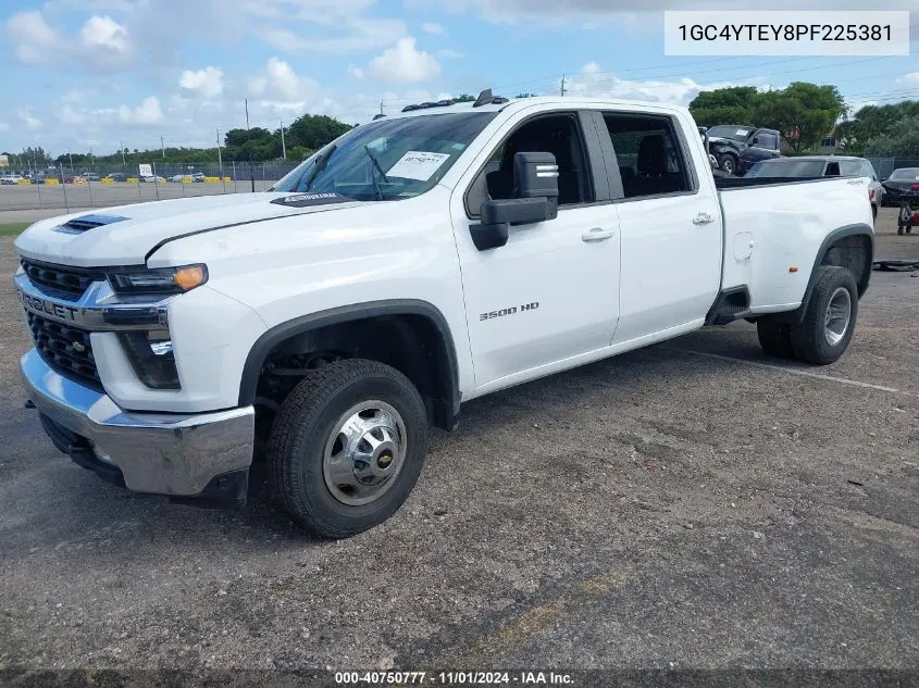 2023 Chevrolet Silverado 3500Hd 4Wd Long Bed Lt VIN: 1GC4YTEY8PF225381 Lot: 40750777