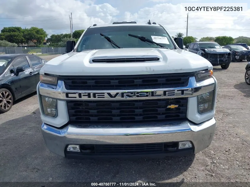 2023 Chevrolet Silverado 3500Hd 4Wd Long Bed Lt VIN: 1GC4YTEY8PF225381 Lot: 40750777