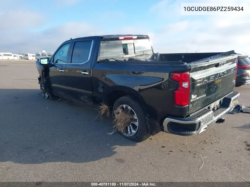 2023 Chevrolet Silverado 1500 4Wd Short Bed Ltz VIN: 1GCUDGE86PZ259434 Lot: 40781180