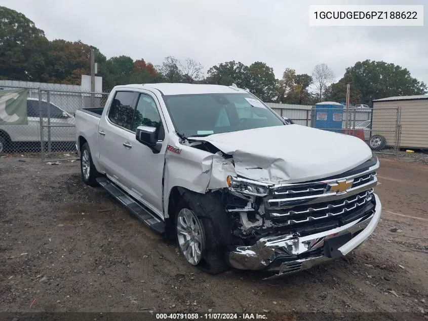 2023 Chevrolet Silverado 1500 4Wd Short Bed Ltz VIN: 1GCUDGED6PZ188622 Lot: 40791058