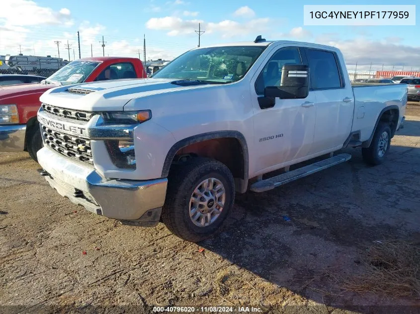 2023 Chevrolet Silverado 2500Hd 4Wd Long Bed Lt VIN: 1GC4YNEY1PF177959 Lot: 40796020