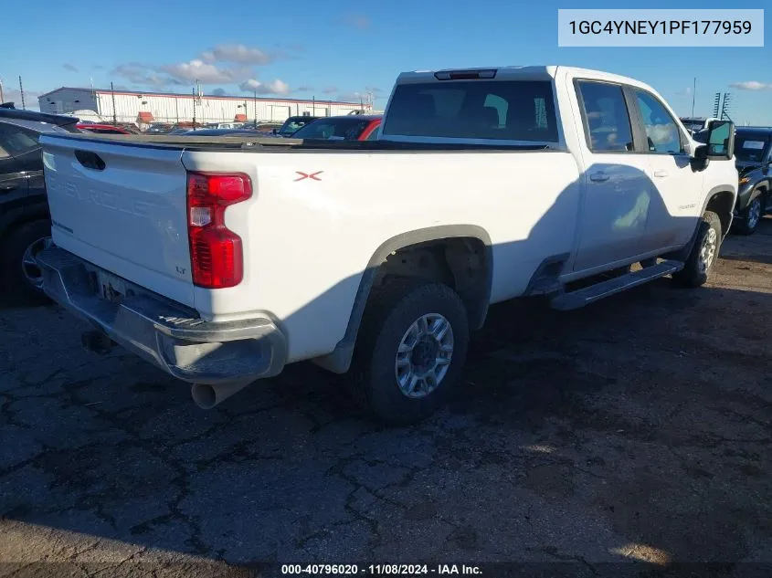 2023 Chevrolet Silverado 2500Hd 4Wd Long Bed Lt VIN: 1GC4YNEY1PF177959 Lot: 40796020